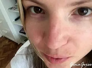 Tongue Saliva Throat Fetish Rocks!