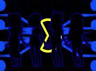 Pacman ghost girls dance so horny in phases 😈💃