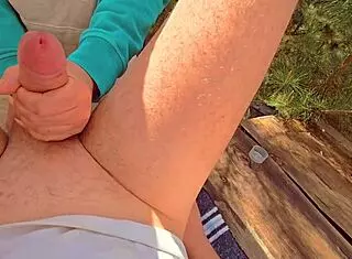 forbidden pegging pleasure with cum-filled panties