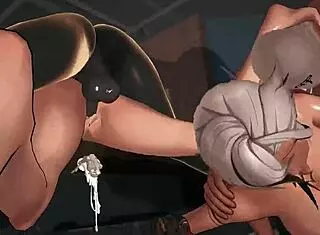 arlecchino and navia team up in anime