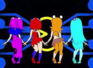 Pacman ghost girls dance so horny in phases 😈💃