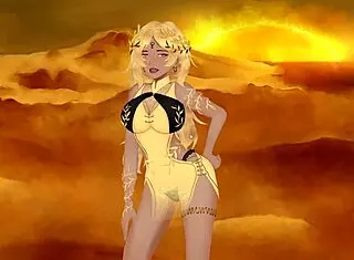 Milf hunter 2 featuring venus woman in riding scene.