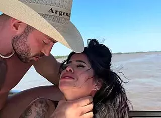 Want to see Maximo Garcia face fucking that perfect body Brazilian on the boat?