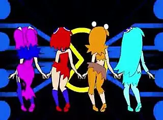 Pacman ghost girls dance so horny in phases 😈💃