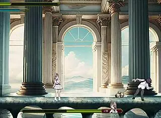 playing this perverted game with pantyhose uncle in another world. 😏🎮