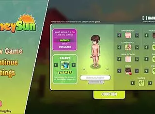 Úžasný začátek v Honeysun se zrzavou letuškou v cosplay