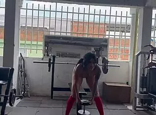 why do i exercise naked with a transgender girl like may hernandez? damn!