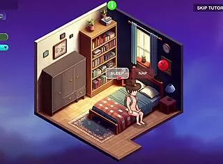 Awesome start in Honeysun with redhead flight attendant cosplay