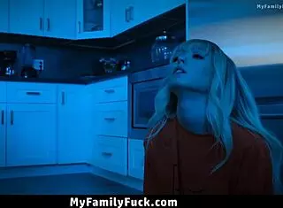 Damn! Stepbrother Blackmails Stepsister for Sneaking Out Late. MyFamilyFuck Drama Unfolds!