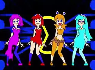 Pacman ghost girls dance so horny in phases 😈💃