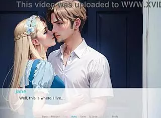 Blonde Enacts Dirty Fantasy Fucking Scene