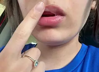 Bold Latina Spits on Ass in Fetish Panties