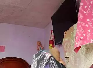 Stepmother-In-Law's Room Solo Cumshot Explosion