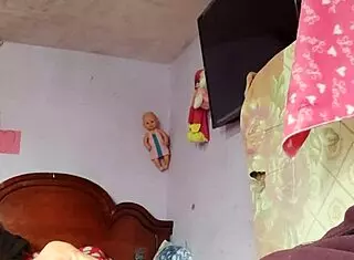 Stepmother-In-Law's Room Solo Cumshot Explosion