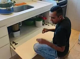 Pregnant Wife Cheats with Plumber, Lets Him FINISH Inside!