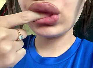 Bold Latina Spits on Ass in Fetish Panties