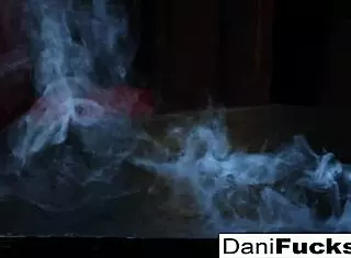 Mysterious gothic vampire Dani lurks in the shadows