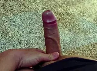 Homemade Solo Fun In The Garage With Flashing And Handjob!