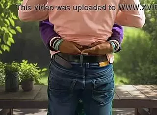 In the Indian village, an 18-year-old girl at a party experiences hardcore outdoor fucking.