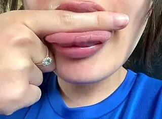 Bold Latina Spits on Ass in Fetish Panties