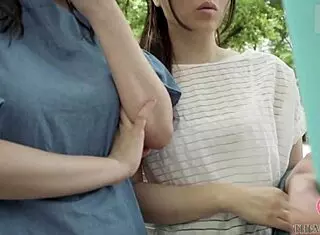 Manami's Threesome With Older Men In Shibuya Store