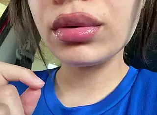 Bold Latina Spits on Ass in Fetish Panties