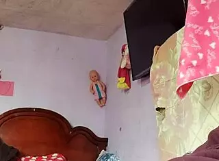 Stepmother-In-Law's Room Solo Cumshot Explosion