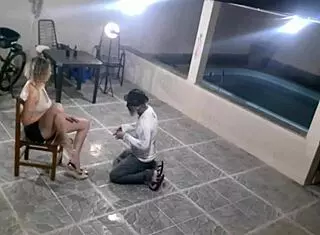 beggar scores lucky day with housewife in wild costume sex