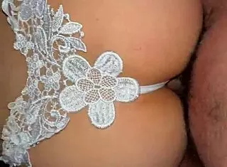 Asian Bunny In Uniform Enjoys Homemade Fun With Fishnets