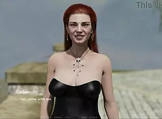 Redhead with shaved pussy invites to play after party 😜