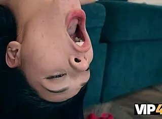 two russian lesbians lick each other's shaved pussies