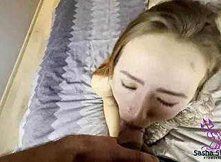 Step Brother Makes My Pussy Squirt with His Huge Cock