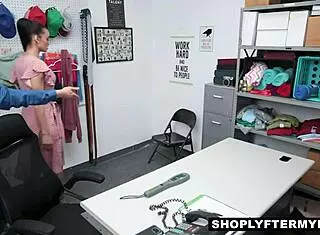 Gia Vendetti, Latina MILF shoplifter, banged hard by cop after theft!