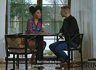 ebony goddess gets wild rimjob in european fetish