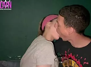 Double Penetration for Rocker Girl Outside Bar, Wow!