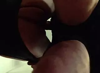 gay hunk tests new sling for bareback anal