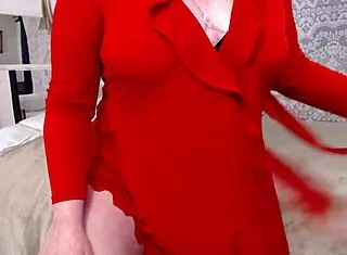 Pretty girl rides home with hot guy. They wank together featuring pantyhose and big jiggly butt.