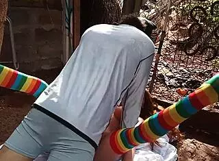 Watch This Latina Use A Dildo On Her Pussy Outdoors In Public!