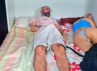 my stepfather made an unexpected nighttime visit to my room with big cock