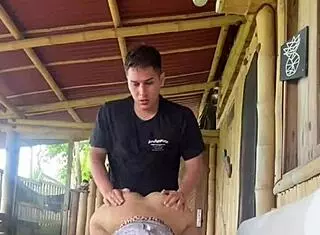 she shows off her sexy bikini and i take her after the beach