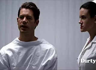 in the hospital, nurse ratchet passionately cheats with patient in fetish fantasy