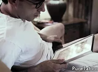 Stepsister Seduces Geeky Stepbro in Taboo Oral Lesson Scene