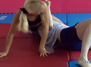 Antscha Dominates Hard in Mixed Wrestling Face Sitting Battle