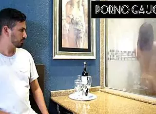 Suggestive Display In Sauna By Jhennicris DJ