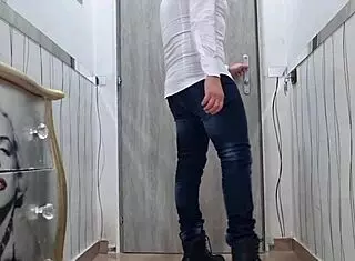 Italian Stud’s Intense Release with Massive Shaft Display