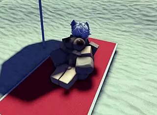 Roblox slut caught and fucked hard on public beach.