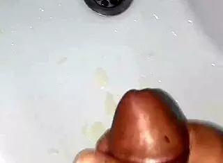 Intense Solo Masturbation Session Ends with Explosive Cum Release