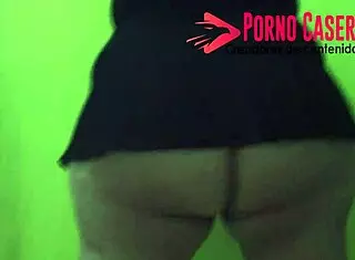 mature latina with big butt dances without underwear