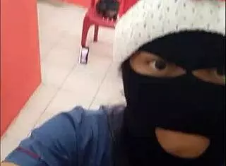 Nurse Showing Ass in Hospital Hallway on Christmas