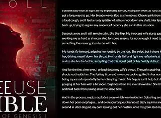 Free-Use Bible Genesis 1 Erotica: Secretary Humiliated with Deepthroat Fucking!